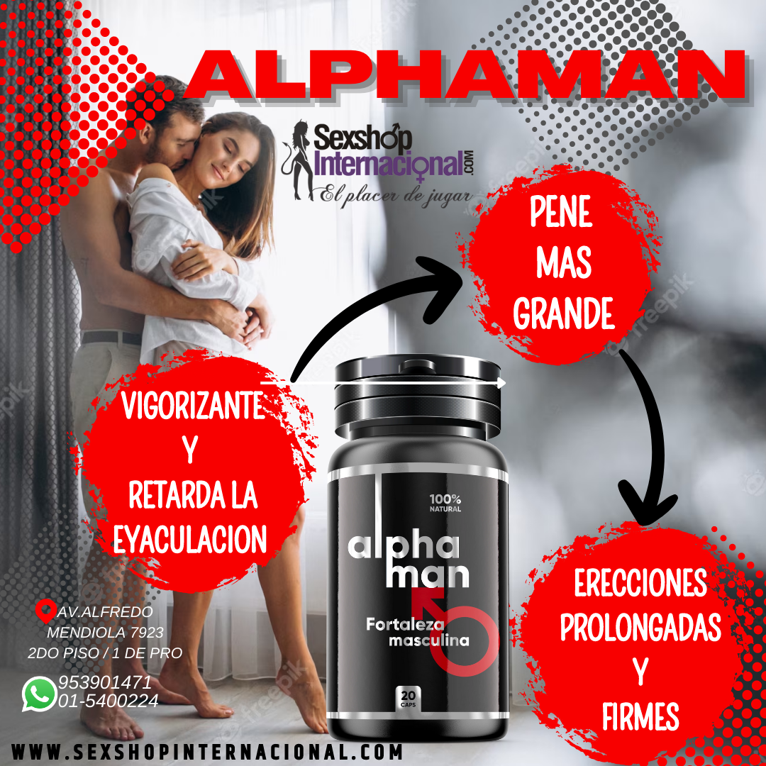 ALPHAMAN POTENCIA MASCULINA SEXSHOP LOS OLIVOS